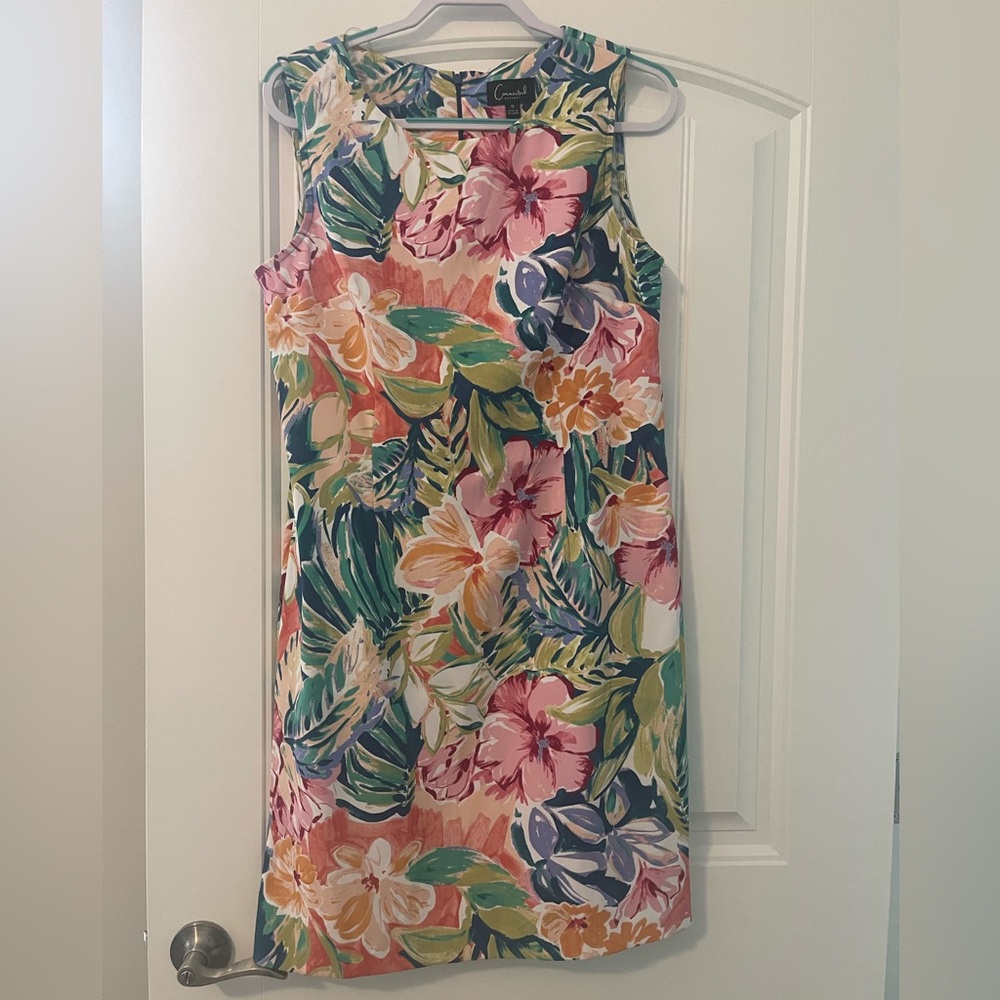 Floral Sleeveless Dress - Multicolor sz 16